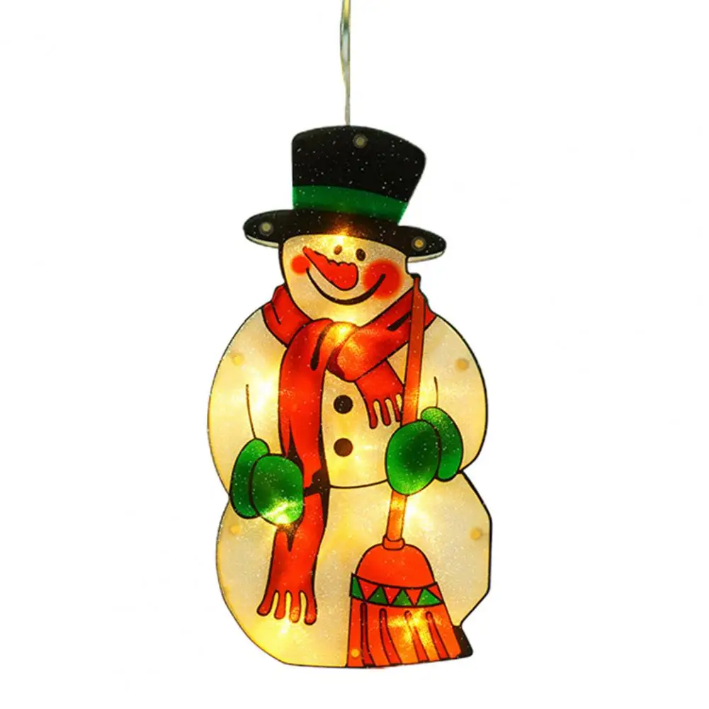 Коледни светлини анимационни Форми, ярки цветове Топла светлина подобряват атмосферата на Пластмасови светлинен украса Дядо Коледа led лампа за дома . ' - ' . 1