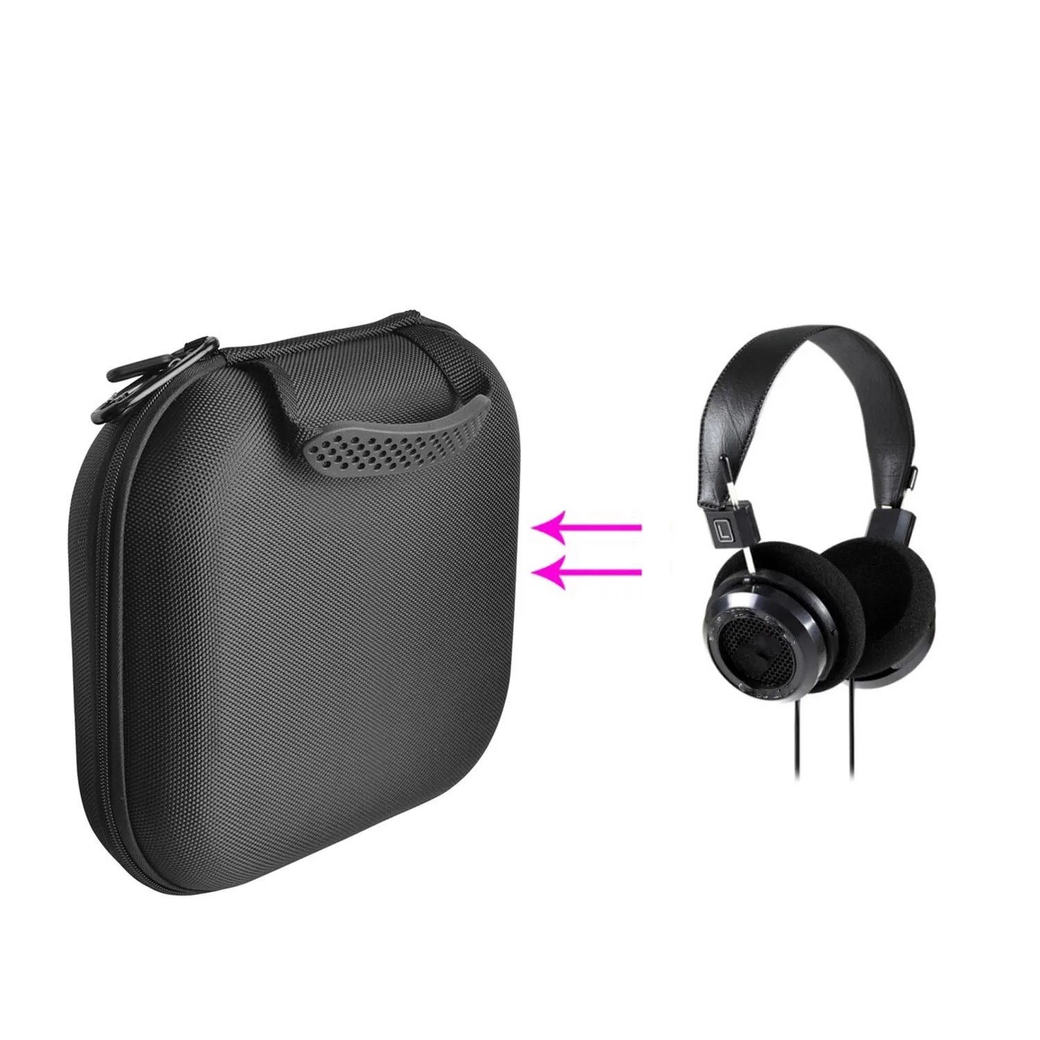 Подходящ за Gradolabs Sr80e, безжични Bluetooth слушалки, водоустойчив преносима слушалки, чанта за съхранение, двоен жак за слушалки . ' - ' . 0