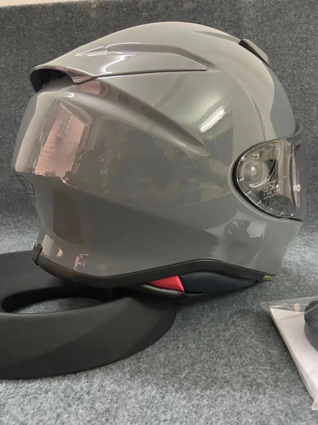 Мотоциклет шлем Z8 с пълно лице, лъскаво сиво каска за езда, Състезателни Мотокрос Каска за Мотобайка . ' - ' . 4