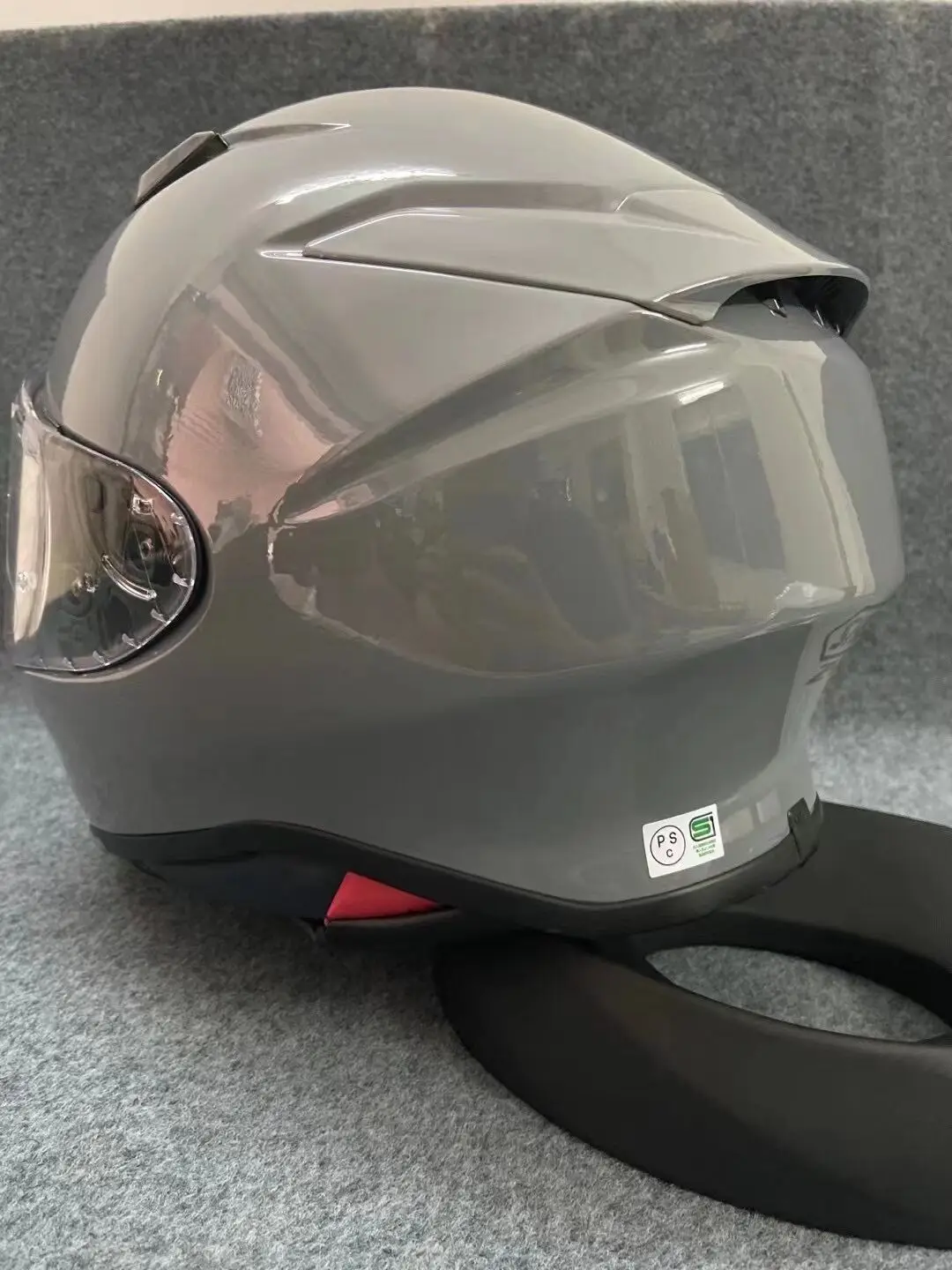 Мотоциклет шлем Z8 с пълно лице, лъскаво сиво каска за езда, Състезателни Мотокрос Каска за Мотобайка . ' - ' . 5