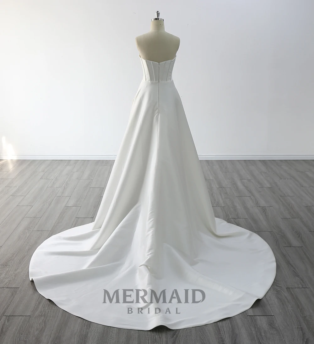 Ново сватбена рокля Mikado с намаляване на Трапецовидна форма 2023 . ' - ' . 3