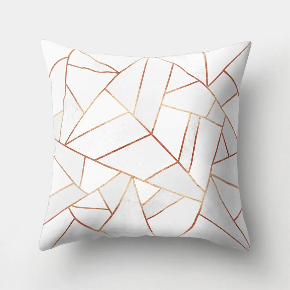 Сива геометрична мраморна възглавница за декорация на дивана, 45x45 см, възглавници за дома, калъфки за възглавници poszewka boho . ' - ' . 5