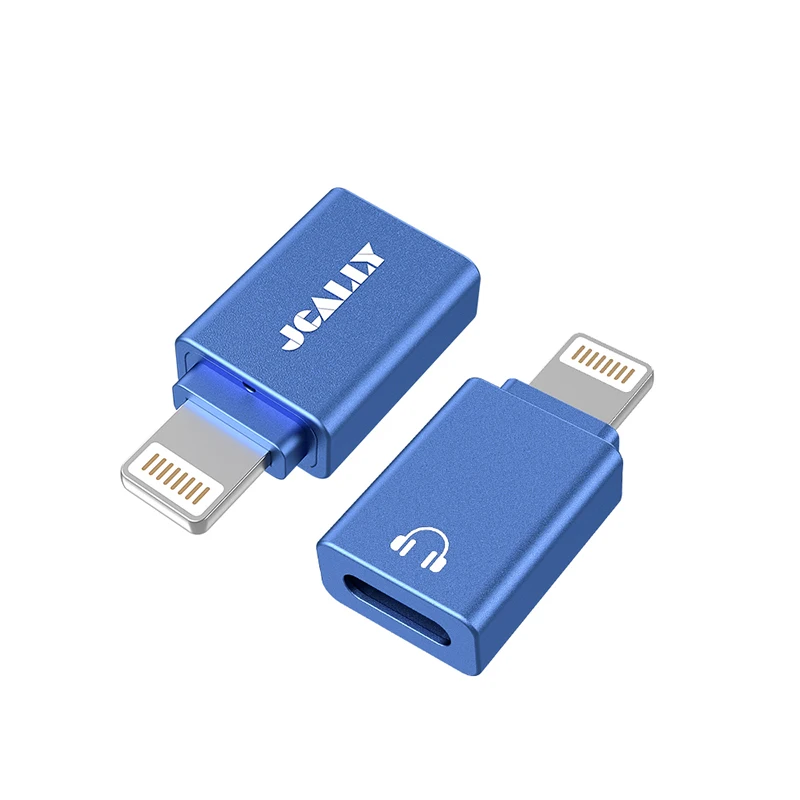 JCALLY OTG 8pin адаптер Light-ning за преобразуване слушалки USB Type C C четец на карти U-диск за iphone . ' - ' . 1
