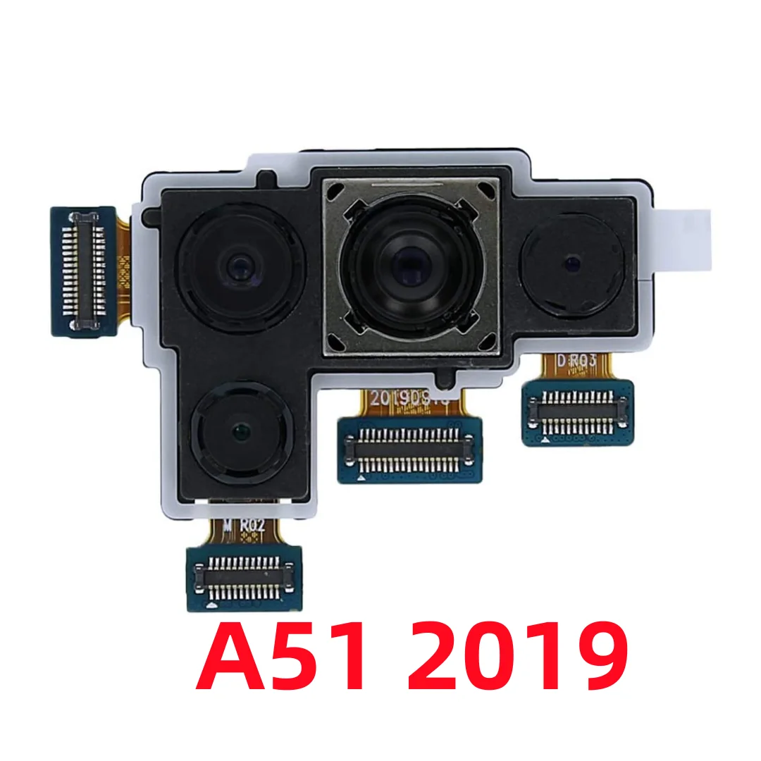 Оригинален Заден Голяма Основните предния край Малък Модул на Камерата Гъвкав Кабел За Samsung Galaxy A51 2019 SM-A515F Front Camera Flex . ' - ' . 1