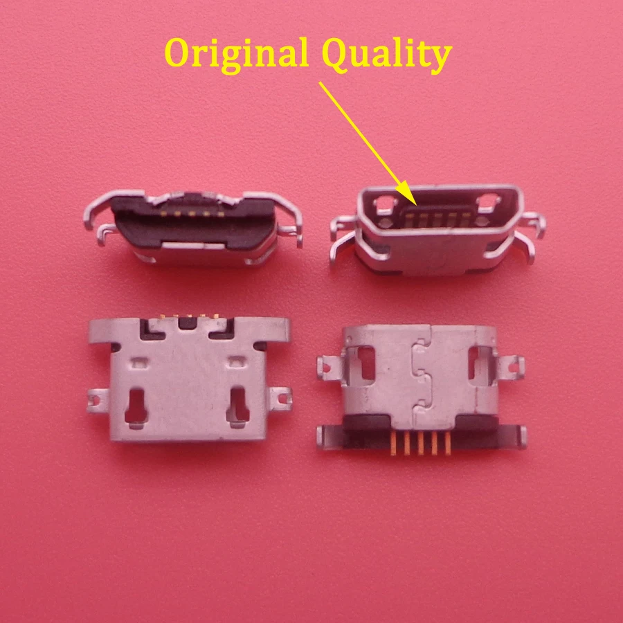 100 бр.-500 бр. Оригинално зарядно устройство Micro USB конектор за зареждане на Motorola Moto E3 G5 XT1672 XT1676 G4 Play XT1600 XT1601 . ' - ' . 0
