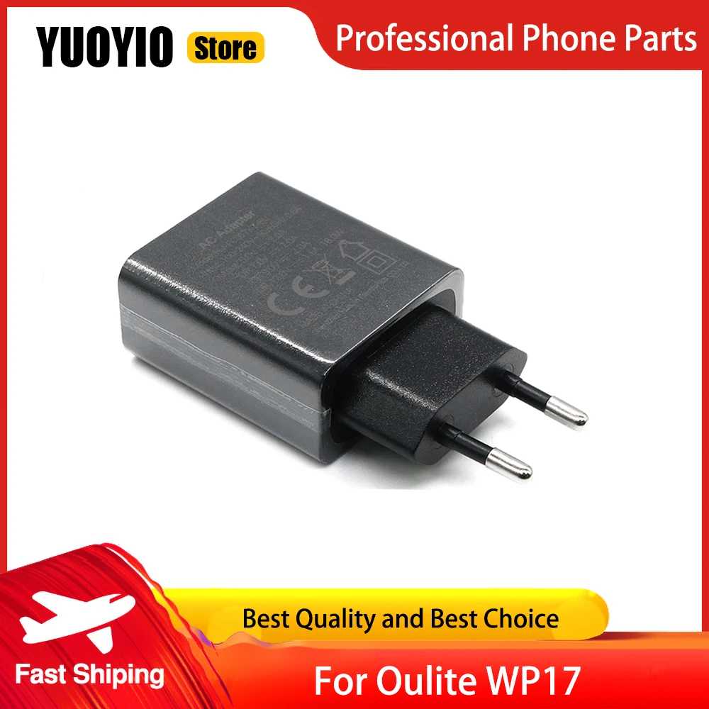 Оригинален USB адаптер, зарядно устройство EU Plug, пътен кабел Type-C за Oukitel WP17, кабел за зареждане на линия за предаване на данни . ' - ' . 2