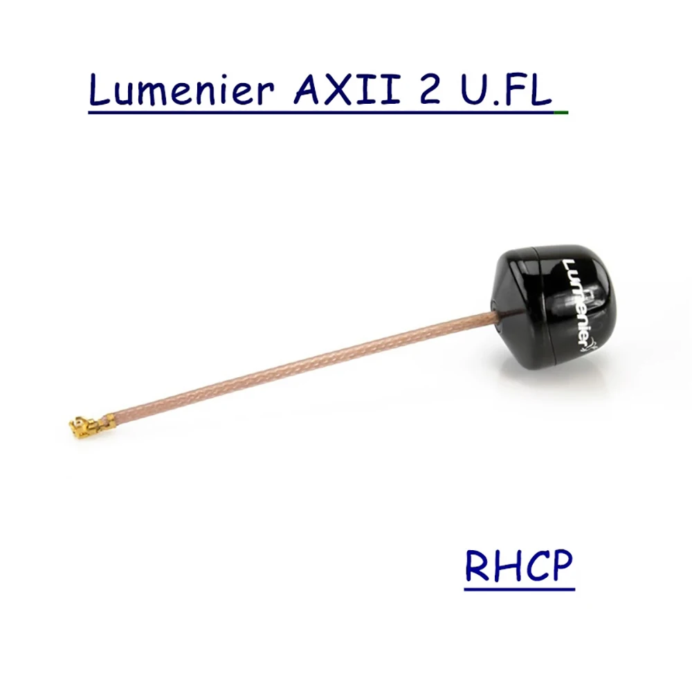 Lumenier AXII 2 5,8 Ghz с коефициент на усилване 2,2 дБи FPV Антена MMCX/Директен MMCX/U. FL/Правоъгълен Къс/SMA Антена на далечни разстояния Радиоуправляеми безпилотни самолети Ркц . ' - ' . 2
