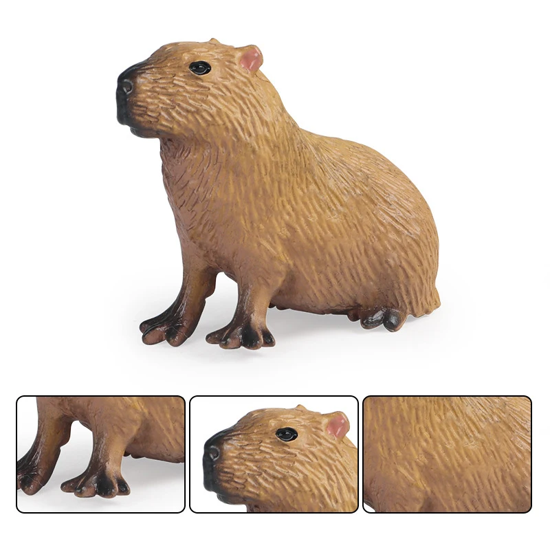 ГОРЕЩА РАЗПРОДАЖБА, детски когнитивни пластичната украса на Capybara, масивна имитативната играчка-животно, модел диво животно . ' - ' . 1