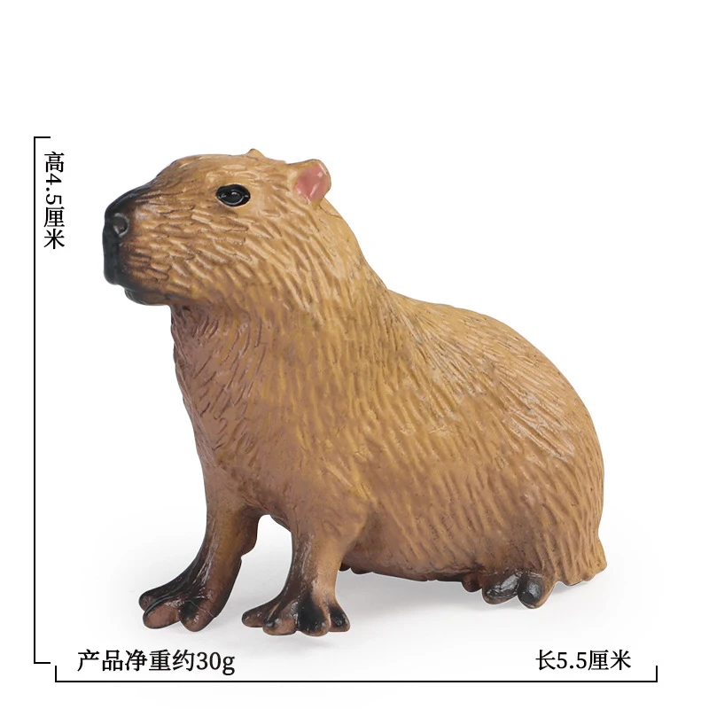 ГОРЕЩА РАЗПРОДАЖБА, детски когнитивни пластичната украса на Capybara, масивна имитативната играчка-животно, модел диво животно . ' - ' . 2
