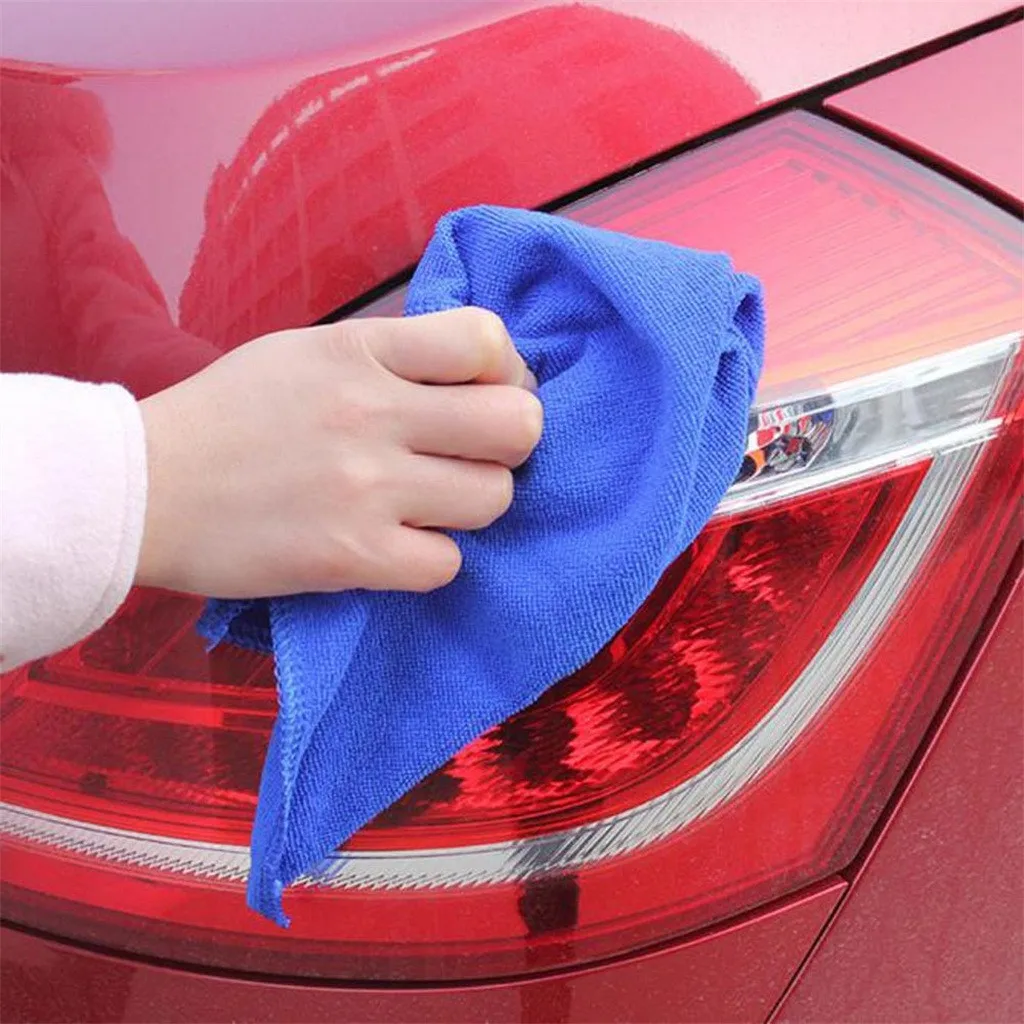 Мултифункционална кърпа от микрофибър, 5 бр., синьо кърпа за почистване на автомобил, карета перална плат, автомобилни аксесоари, Декорация, Авточасти . ' - ' . 2