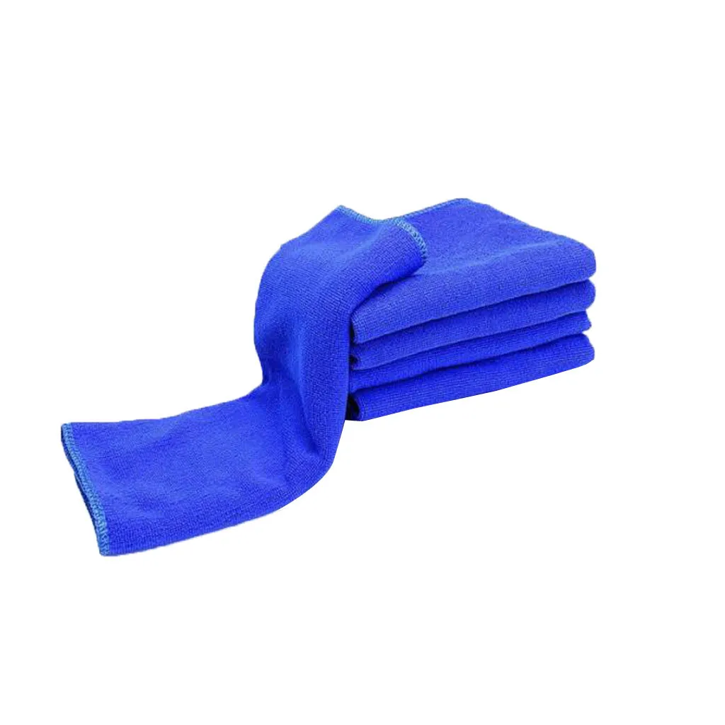 Мултифункционална кърпа от микрофибър, 5 бр., синьо кърпа за почистване на автомобил, карета перална плат, автомобилни аксесоари, Декорация, Авточасти . ' - ' . 4