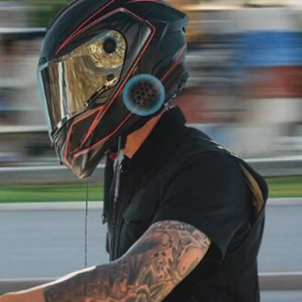 Мотоциклет Шлем Слушалки с 3,5 мм Конектор за Слушалки с Кабел, Музикални Слушалки с усилвател за Мотоциклетист . ' - ' . 4