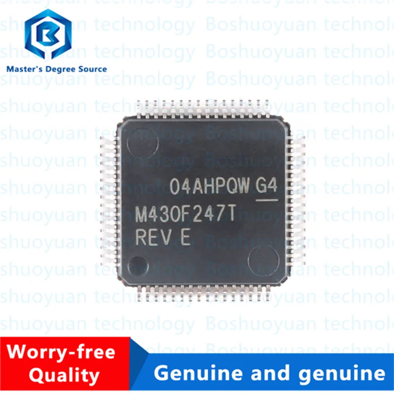 На чип за сравнителен флаш памет MSP430F247TPMR 430F247 LQFP-64, оригинал . ' - ' . 0