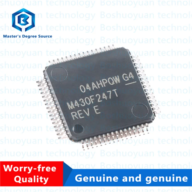 На чип за сравнителен флаш памет MSP430F247TPMR 430F247 LQFP-64, оригинал . ' - ' . 5