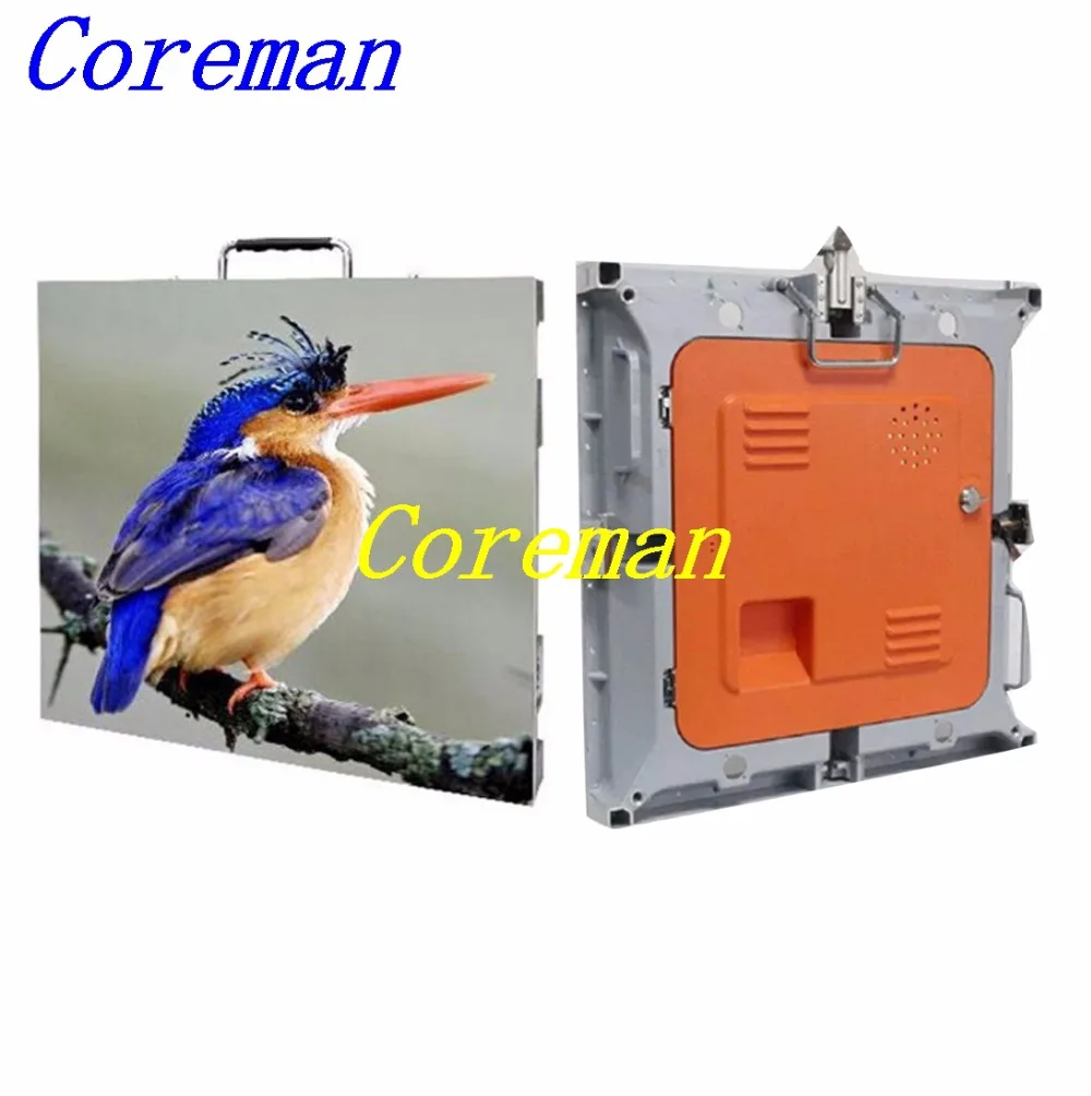 Coreman закрит наемен реклама led екран p8 led дисплей rgb пълноцветен SMD 512x512 мм шкаф p2.5 p3 p4 p5 p6 p8 p10 . ' - ' . 0