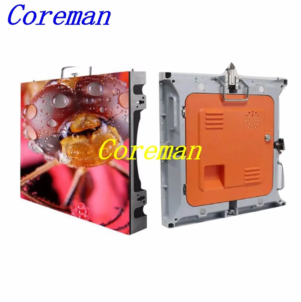 Coreman закрит наемен реклама led екран p8 led дисплей rgb пълноцветен SMD 512x512 мм шкаф p2.5 p3 p4 p5 p6 p8 p10 . ' - ' . 1