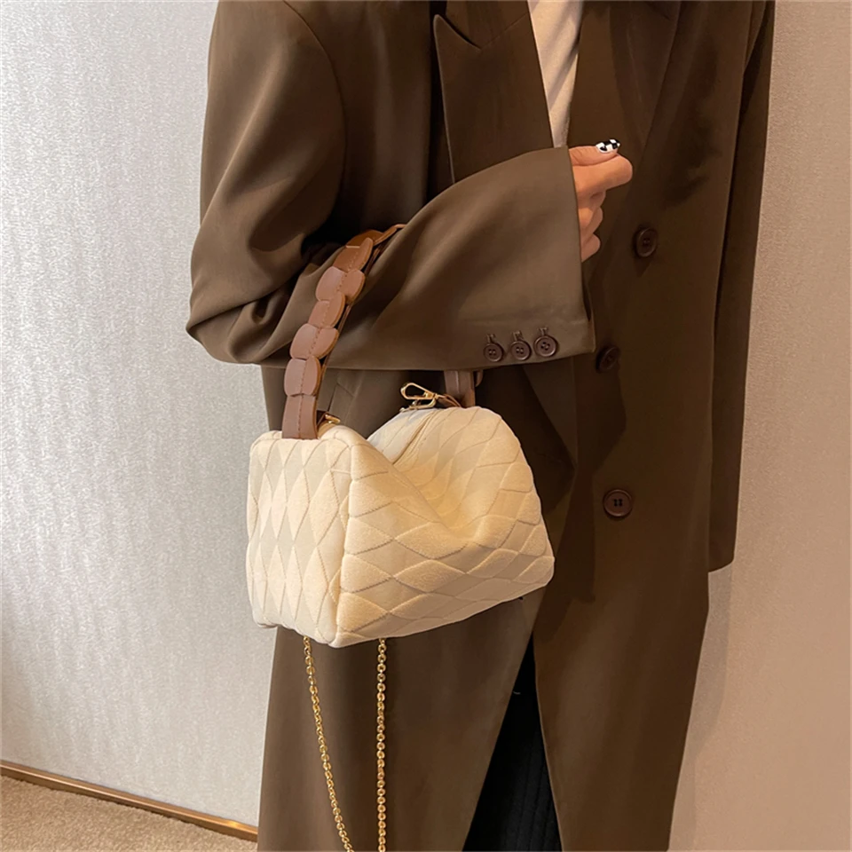Прости дамски чанти през рамо, холщовые чанти и портмонета с голям капацитет, луксозни дизайнерски модерни ежедневни чанти-тоутеры, Елегантна чанта-месинджър . ' - ' . 1