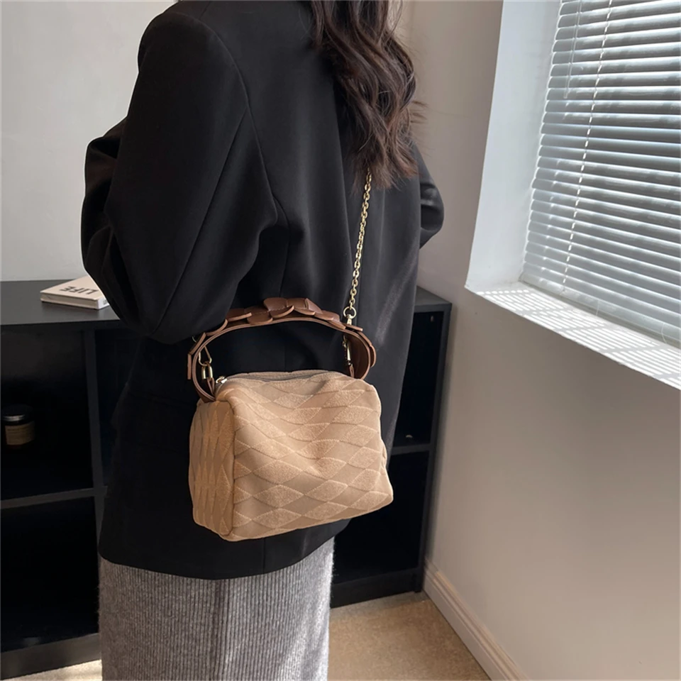 Прости дамски чанти през рамо, холщовые чанти и портмонета с голям капацитет, луксозни дизайнерски модерни ежедневни чанти-тоутеры, Елегантна чанта-месинджър . ' - ' . 2