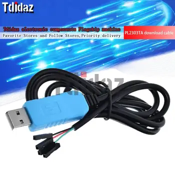 PL2303 USB TA TTL RS232 трансформиращ сериен кабел PL2303TA е Съвместим с Win XP/VISTA/7/8/8.1 -добре, отколкото pl2303hx