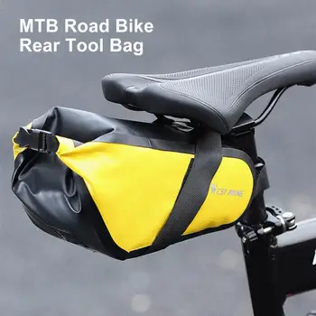 Водоустойчив Задържане на лентата с Голям Капацитет, велосипедна чанта за опашката, дебели PVC, чанта за планински Велосипед, пътна под наем, удобства за колоезденето