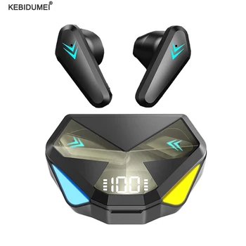 Слот за слушалки X15S TWS, безжични слушалки Bluetooth 5.0, слушалки с микрофон, басовое позициониране на звука, стерео слушалки Hi-Fi