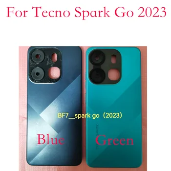 1 бр. нов за Infinix TECNO Spark Go 2023, Sparkgo2023, делото на отделението за батерията, корпус, задната част на кутията, обков, резервни части за ремонт на