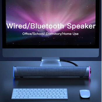 4D Компютърна колона, стереозвук, субуфер Bluetooth за лаптоп Macbook, музикален плейър, кабелна високоговорителя, топла разпродажба