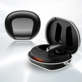 1 бр. защитни заграждения, прозрачен калъф от TPU, калъф за слушалки EDIFIER NeoBuds Pro, калъф за зареждане