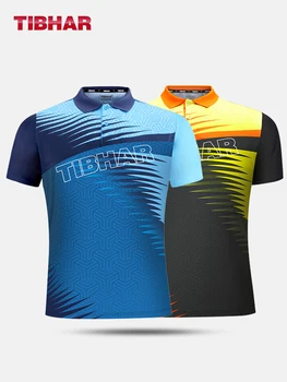Tibhar 02302 Мъжки Дамски Тениска За тенис на маса, Ризи с къс ръкав, Спортно Облекло, Топ, Тениска За Пинг-понг