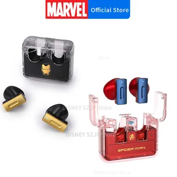Нови Игрални слушалки Disney Marvel MV06 с HI-FI звук TWS Безжични слушалки Bluetooth 5.3 с шумопотискане Водоустойчиви слушалки
