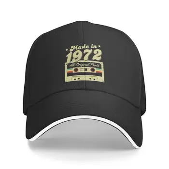 Класическата бейзболна шапка Made In 1972 за Жени И Мъже, Дишаща, 50 на 50 години, Подарък За рожден Ден, Шапка за Татко, Градинска