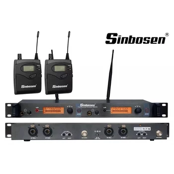 Професионален безжичен микрофон система Sinbosen M-2050 с монитор-вложка и пакет 40 бр.
