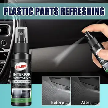 Керамично покритие за автокраски Кожа, спрей за ремонт на интериора на колата, възстановяване на автокожи, дълготраен блясък И защита