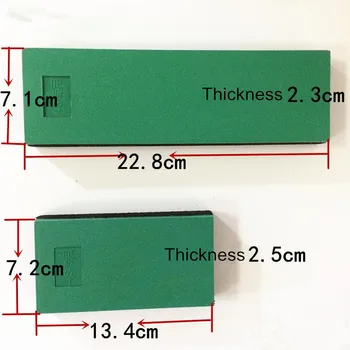 Зелен Ръчно опесъчаване блок, автомобилната боя, шпакловка, опесъчаване плоча, абразивная панел, ръчно опесъчаване машина, използването на абразивни хартия 2 бр./опаковане.
