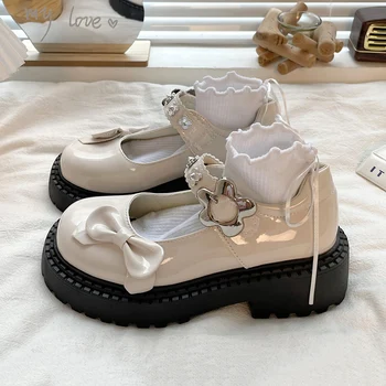 обувки-oxfords mary Jane в стил Лолита 