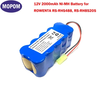 Нов 12 През 2000 mah NI-MH Батерия за ROWENTA RH8460WH/9A0 RH846301 RH846501/9A 1 RH846901