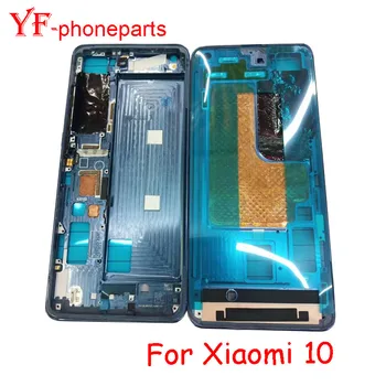 Средната рамка за Xiaomi Mi 10 5G Предната рамка на задния капак на отделението за Батерията Корпус рамка на Резервни Части