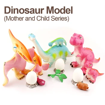 Нова МЕКА Играчка-Динозавър, Имитирующая Тираннозавра, Модел на Динозавър, Определени за Майката и Детето, Птерозавр, Брахиозавр, Cartoony Пластмаса K14