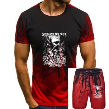 Мъжки t-shirt Forteresse, летни модни тениски с кръгло деколте, памучни блузи високо качество с къс ръкав, S-3XL