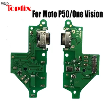 За Motorola One Vision, USB порт за зареждане на Moto P50 XT1970, порт за зарядно устройство, зарядно устройство, карта за зареждане на Moto One Vision