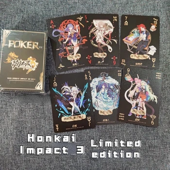 Аниме Honkai Impact 3 Карти на героите Около Анимационни Игри Kiana Kaslana High Beauty Card Момчетата харесва събирането на редки играчки в подарък