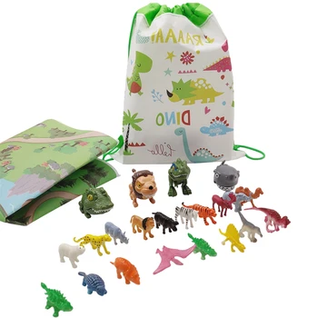 9 бр. пальчиковые играчка-динозавър, креативна модел, играчка фигурки на динозаври, забавна креативна играчка-конструктор за момчета и момичета, детски конструктор