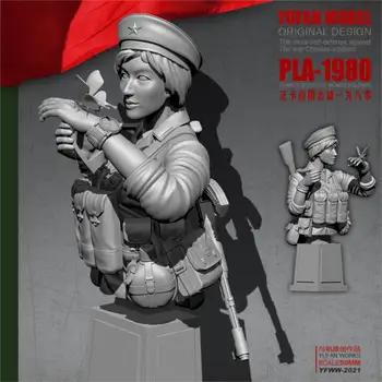 Модел YuFAN 1/18, бюст от смола, женски войници, планински лъв, комплекти от смола YFWW-2021
