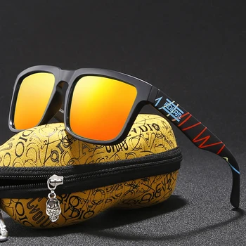 KDEAM Вечни класически слънчеви очила с Унисекс, мъжки поляризирани спортни слънчеви очила с UV400 с огледални лещи за шофиране, цветни люнеты de soleil