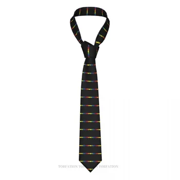 Нова вратовръзка с 3D печат Pride Hearts Ширина 8 см от полиестер, Аксесоари за ризи, парти Украса