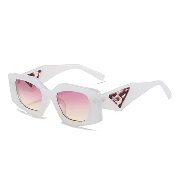 Слънчеви очила Cateye, дамски Модни слънчеви Очила с защита от ултравиолетови лъчи, на слънчеви очила в стил хип-хоп, модерни Очила в стил пънк, vintage слънчеви очила с градиентными нюанси