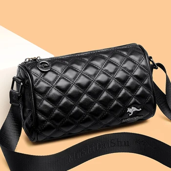 Висококачествена чанта от изкуствена кожа, дамски чанти през рамо, марковите дамски чанти голям капацитет, дамски чанти-месинджър чанта-тоут