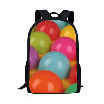 Ученически чанти с 3D принтом балон за момичета и момчета, унисекс, чанта за ученици в средно училище, детска чанта, раница за училище тийнейджъри, модерна чанта за лаптоп