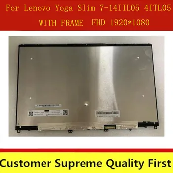 Лаптоп Lenovo Yoga Slim 7-14IIL05 4ITL05 LCD дисплей в събирането FHD 1920*1080 Fru 5D10S39645