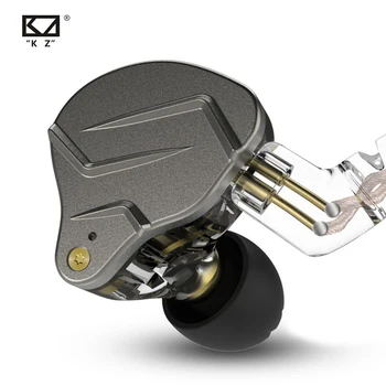 Слушалки KZ ZSN PRO HIFI С Хибридна технология 1BA + 1DD, Метални Втулки с Бас, Спортна Слушалките с Шумопотискане KZ